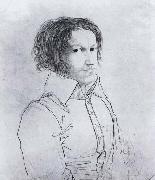 Carl Philipp Fohr Portrait of Heinrich Karl Hofmann oil painting on canvas